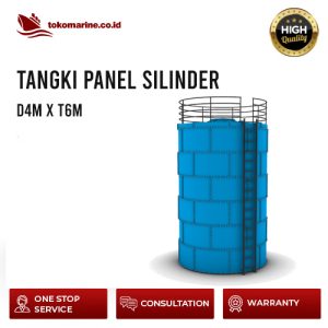 TANGKI PANEL FIBERGLASS 75 METER KUBIK - SIZE D4m x T6m