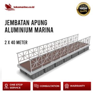 JEMBATAN APUNG ALUMINIUM MARINA 2 m x 40 m