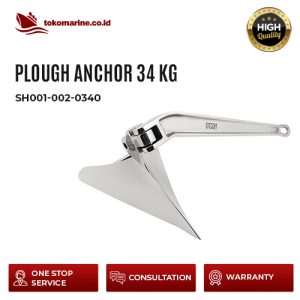 PLOUGH ANCHOR - STAINLESS STEEL - BERAT 34 KG