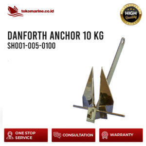 DANFORTH ANCHOR - STAINLESS STEEL - BERAT 10 KG