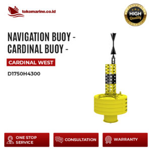 NAVIGATION BUOY - CARDINAL BUOY WEST - D1750H4300
