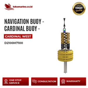 NAVIGATION BUOY - CARDINAL BUOY WEST - D2100H7100