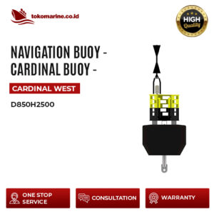 NAVIGATION BUOY - CARDINAL BUOY WEST - D850H2500