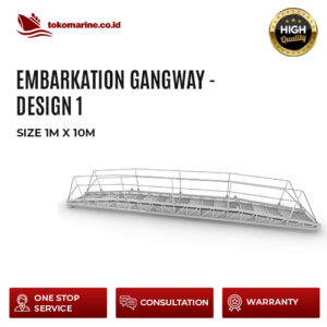 EMBARKATION GANGWAY - DESIGN 1 - SIZE 1 m x 10 m