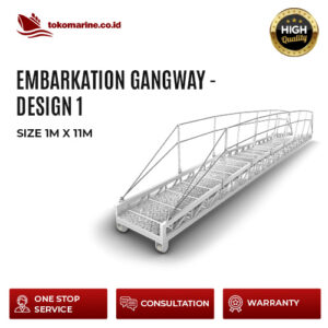 EMBARKATION GANGWAY - DESIGN 1 - SIZE 1 m x 11 m