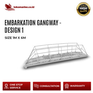 EMBARKATION GANGWAY - DESIGN 1 - SIZE 1 m x 6 m