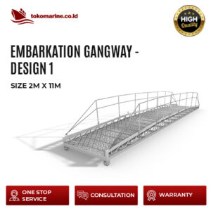 EMBARKATION GANGWAY - DESIGN 1 - SIZE 2 m x 11 m