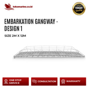 EMBARKATION GANGWAY - DESIGN 1 - SIZE 2 m x 12 m