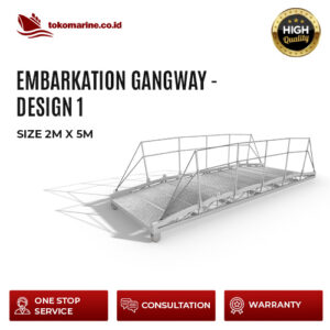 EMBARKATION GANGWAY - DESIGN 1 - SIZE 2 m x 5 m