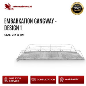 EMBARKATION GANGWAY - DESIGN 1 - SIZE 2 m x 8 m