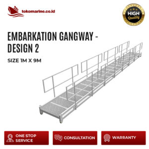 EMBARKATION GANGWAY - DESIGN 2 - SIZE 1 m x 9 m