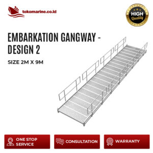 EMBARKATION GANGWAY - DESIGN 2 - SIZE 2 m x 9 m