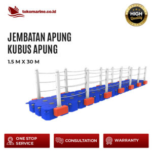 JEMBATAN APUNG KUBUS APUNG 1.5 m x 30 m