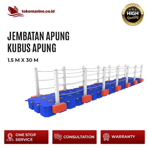 JEMBATAN APUNG KUBUS APUNG 1.5 m x 30 m 1 JEMBATAN APUNG KUBUS APUNG 1.5 m x 30 m