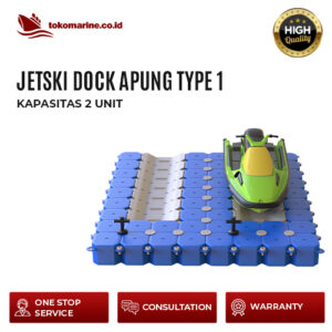 JETSKI DOCK APUNG U-FLOAT - KAPASITAS 2 UNIT JETSKI