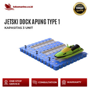 JETSKI DOCK APUNG U-FLOAT - KAPASITAS 3 UNIT JETSKI