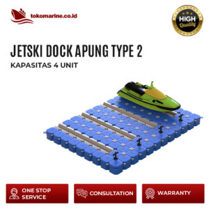 JETSKI DOCK APUNG V-FLOAT - KAPASITAS 4 UNIT JETSKI