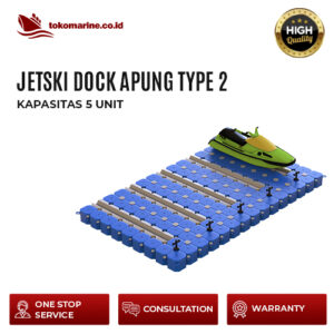 JETSKI DOCK APUNG V-FLOAT - KAPASITAS 5 UNIT JETSKI
