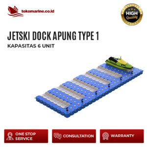 JETSKI DOCK APUNG U-FLOAT - KAPASITAS 6 UNIT JETSKI