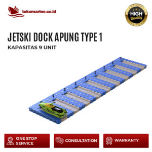 JETSKI DOCK APUNG U-FLOAT - KAPASITAS 9 UNIT JETSKI