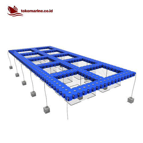 KERAMBA JARING APUNG KUBUS APUNG - LEBAR 1 m - 3 m x 3 m - 10 LUBANG 3 KERAMBA JARING APUNG KUBUS APUNG - LEBAR 1 m - 3 m x 3 m - 10 LUBANG - Image 3