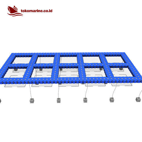 KERAMBA JARING APUNG KUBUS APUNG - LEBAR 1 m - 3 m x 3 m - 10 LUBANG 4 KERAMBA JARING APUNG KUBUS APUNG - LEBAR 1 m - 3 m x 3 m - 10 LUBANG - Image 4