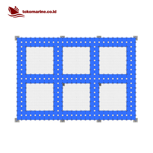 KERAMBA JARING APUNG KUBUS APUNG - LEBAR 1 m - 3 m x 3 m - 6 LUBANG 3 KERAMBA JARING APUNG KUBUS APUNG - LEBAR 1 m - 3 m x 3 m - 6 LUBANG - Image 3