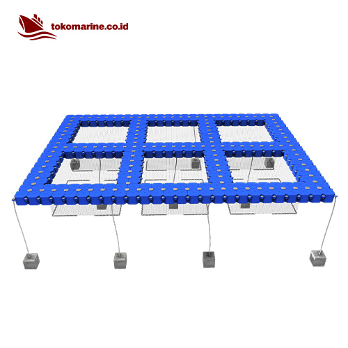 KERAMBA JARING APUNG KUBUS APUNG - LEBAR 1 m - 3 m x 3 m - 6 LUBANG 2 KERAMBA JARING APUNG KUBUS APUNG - LEBAR 1 m - 3 m x 3 m - 6 LUBANG - Image 2