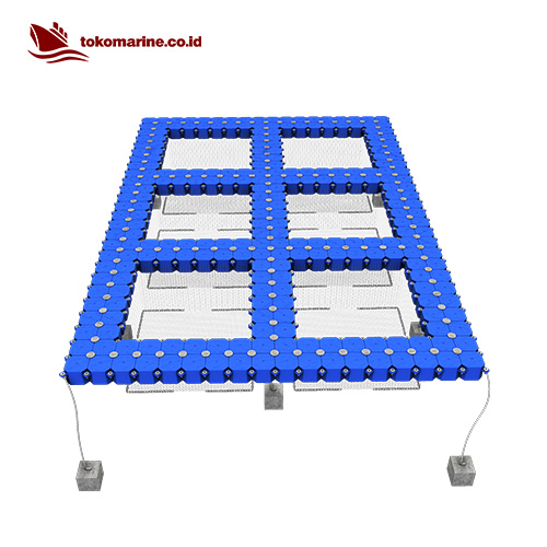 KERAMBA JARING APUNG KUBUS APUNG - LEBAR 1 m - 3 m x 3 m - 6 LUBANG 4 KERAMBA JARING APUNG KUBUS APUNG - LEBAR 1 m - 3 m x 3 m - 6 LUBANG - Image 4