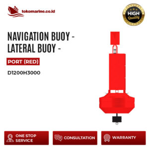 NAVIGATION BUOY - LATERAL BUOY PORT (RED) - D1200H3000