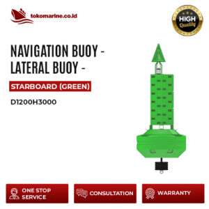 NAVIGATION BUOY - LATERAL BUOY STARBOARD (GREEN) - D1200H3000