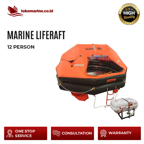 MARINE LIFERAFT - KAPASITAS 12 PERSON