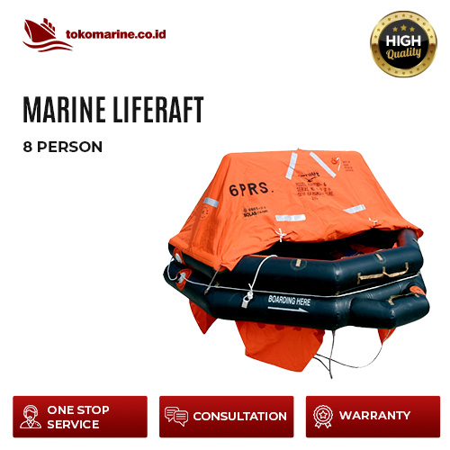 MARINE LIFERAFT - KAPASITAS 8 PERSON