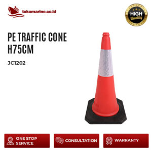 PE TRAFFIC CONE H75cm - JC1202
