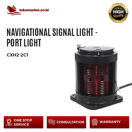 NAVIGATIONAL SIGNAL LIGHT – PORT LIGHT – CXH2-2C1