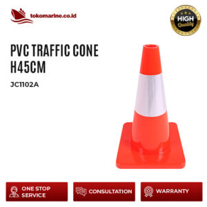 PVC TRAFFIC CONE H45cm - JC1102A