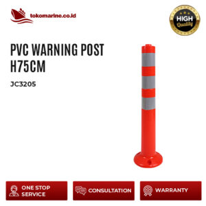 PVC WARNING POST H75cm - JC3205
