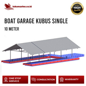 GARASI BOAT APUNG KUBUS APUNG - SINGLE BOAT 10 METER
