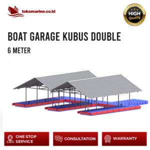 GARASI BOAT APUNG KUBUS APUNG - DOUBLE BOAT 6 METER