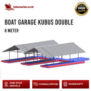 GARASI BOAT APUNG KUBUS APUNG - DOUBLE BOAT 8 METER