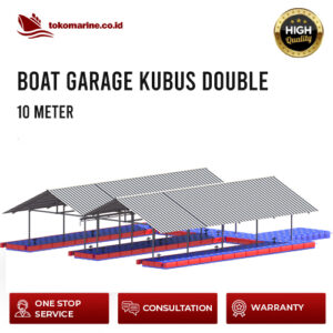 GARASI BOAT APUNG KUBUS APUNG - DOUBLE BOAT 10 METER