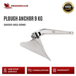 PLOUGH ANCHOR - STAINLESS STEEL - BERAT 9 KG
