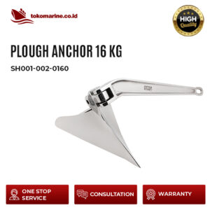 PLOUGH ANCHOR - STAINLESS STEEL - BERAT 16 KG