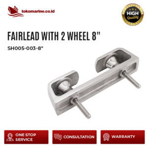 SH005-003-8" FAIRLEAD WITH 2 WHEEL 8"