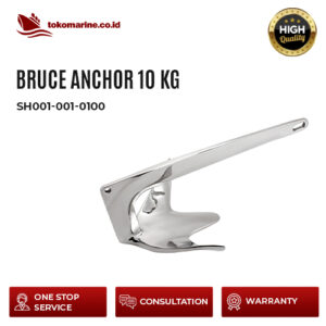 BRUCE ANCHOR - STAINLESS STEEL - BERAT 10 KG
