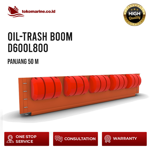 OIL-TRASH BOOM D600L800 - PANJANG 50 METER 1 OIL-TRASH BOOM D600L800 - PANJANG 50 METER