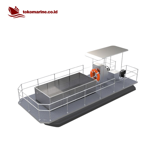 TRASH PONTOON BOAT - PANJANG 6 METER 2 TRASH PONTOON BOAT - PANJANG 6 METER - Image 2