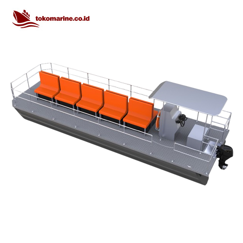 PASSENGER PONTOON BOAT - PANJANG 8 METER - TYPE A 3 PASSENGER PONTOON BOAT - PANJANG 8 METER - TYPE A - Image 3