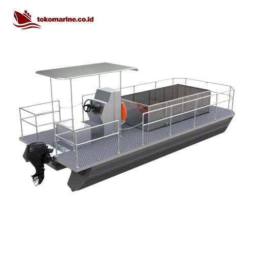 TRASH PONTOON BOAT - PANJANG 6 METER 4 TRASH PONTOON BOAT - PANJANG 6 METER - Image 4