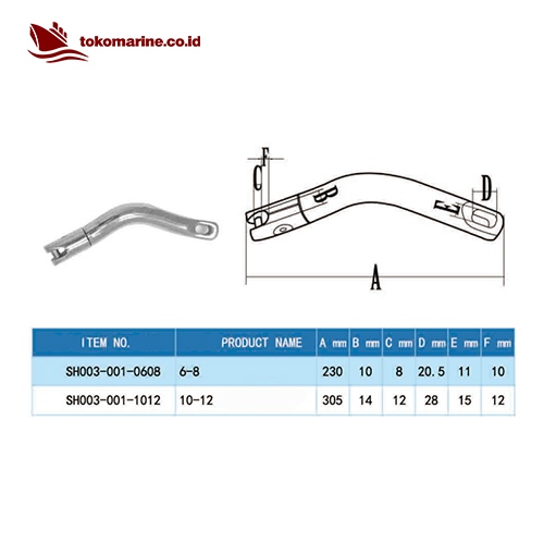 SH003-001-0608 SWIVEL ANCHOR CONNECTOR 6 mm-8 mm 6 SH003-001-0608 SWIVEL ANCHOR CONNECTOR 6 mm-8 mm - Image 6